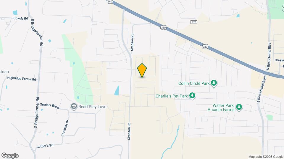 925 Calley Pear Trl Map and Location Details