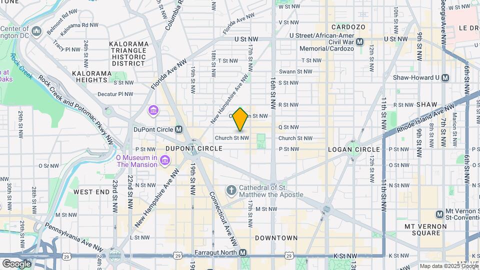 1731 Church St NW, Unit #A Map and Location Details