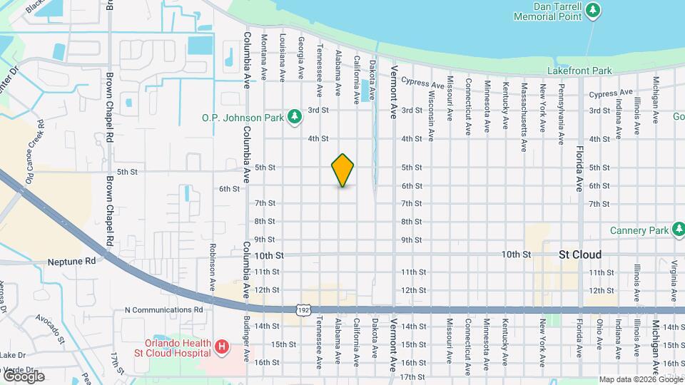 607 Alabama Ave Map and Location Details