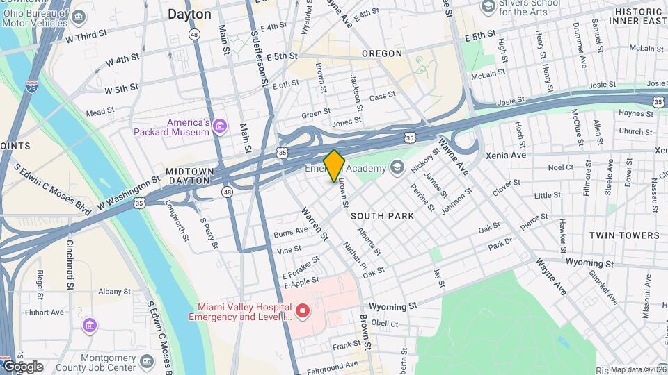 332 E Lincoln St Map and Location Details