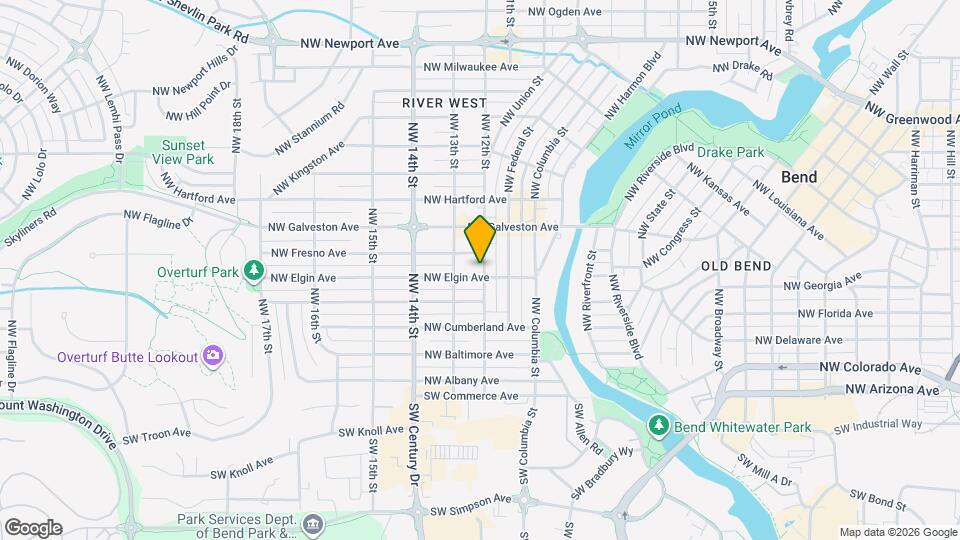1206 NW Elgin Ave Map and Location Details