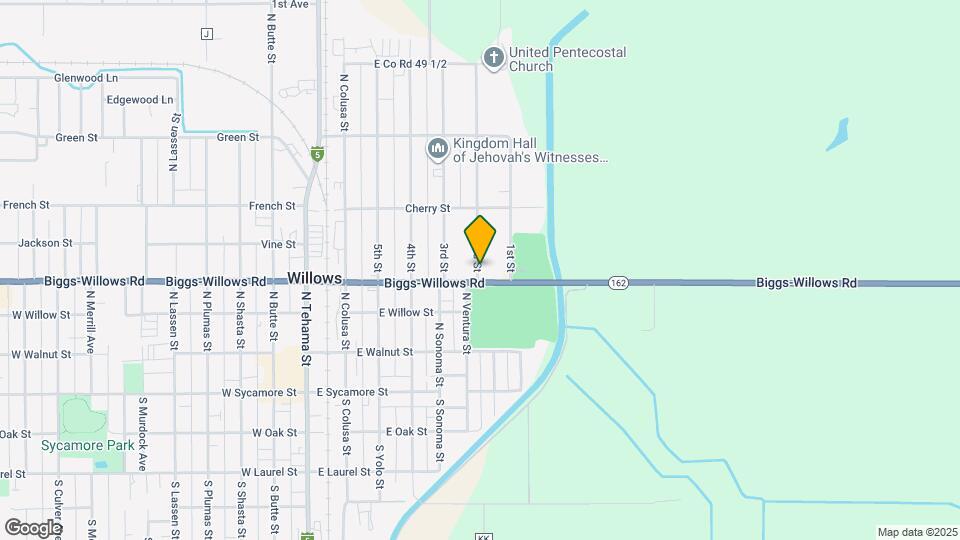 705 E Wood St Map and Location Details