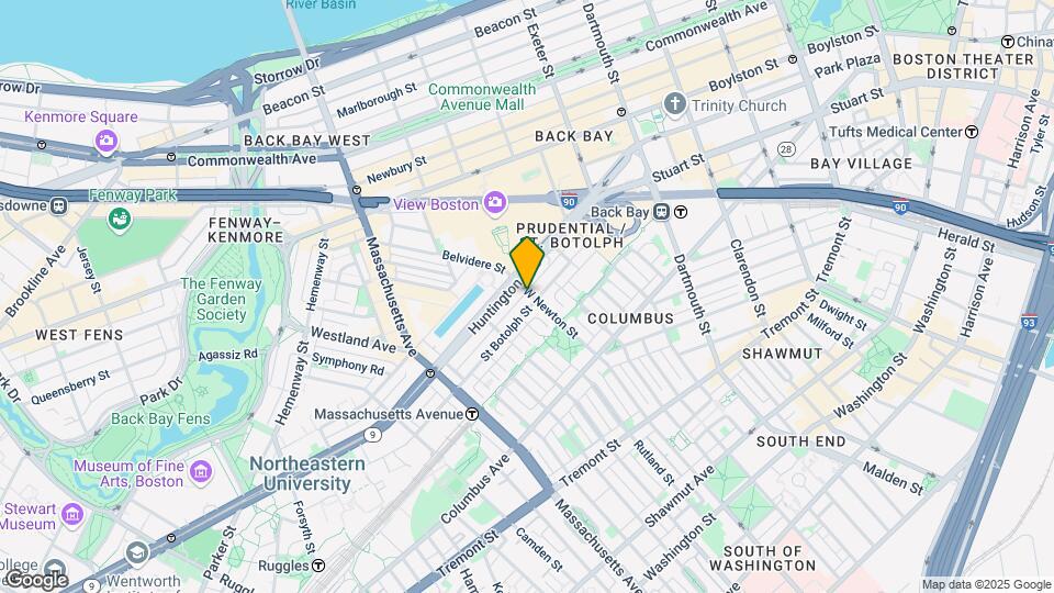 256 W Newton St Mapa y Detalles de la Ubicación