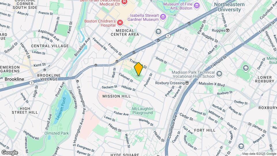 174 Saint Alphonsus St, Unit 1 Map and Location Details