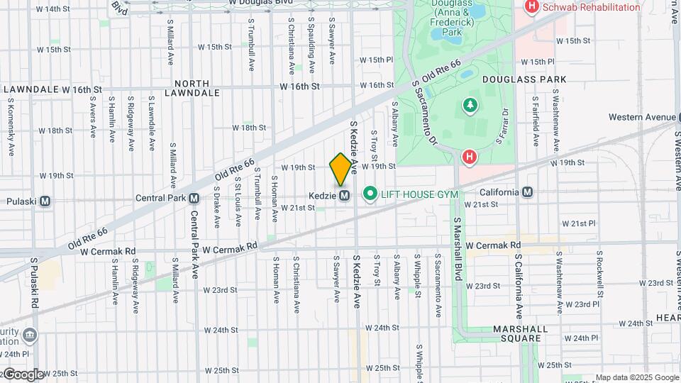 1939 S Sawyer Ave Map and Location Details