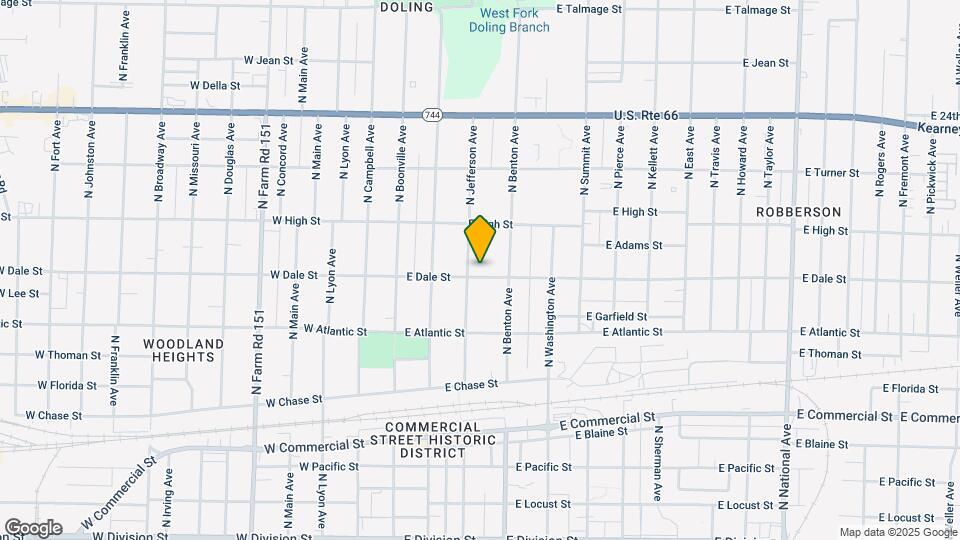 413 E Dale St-Unit -A Map and Location Details