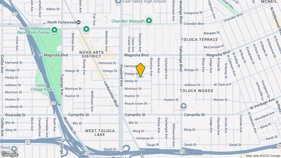 10847 Hesby St Mapa y Detalles de la Ubicación