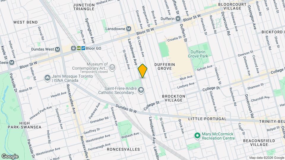421 Lansdowne Ave, Unit SI ID1531108P Map and Location Details