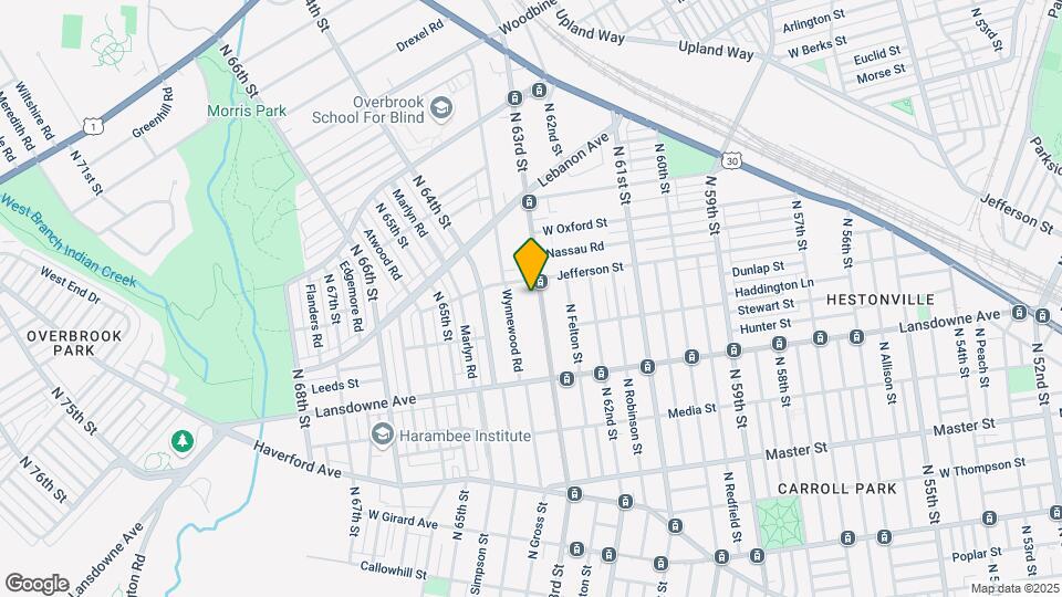 840 N 63rd St Map and Location Details