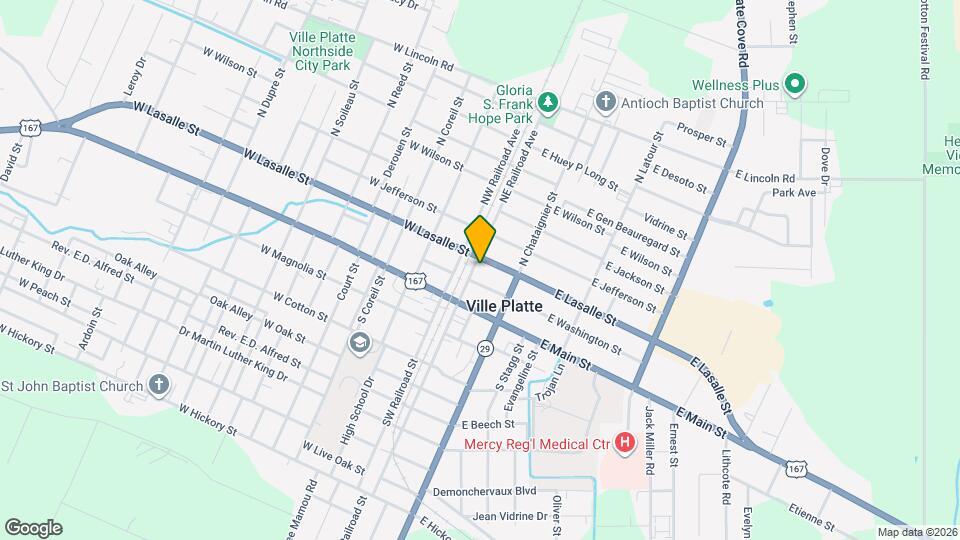 213 NE Railroad Ave Mapa y Detalles de la Ubicación