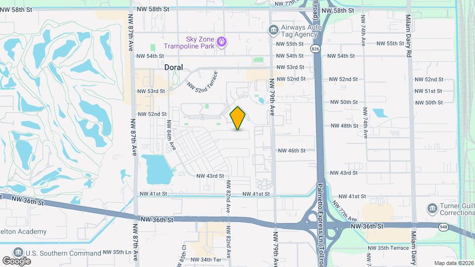 8108 NW 48th Terrace Map and Location Details