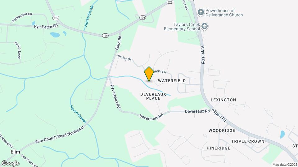 822 Waterfield Dr Map and Location Details