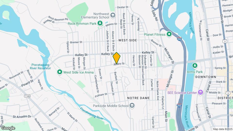374 Amory St Map and Location Details