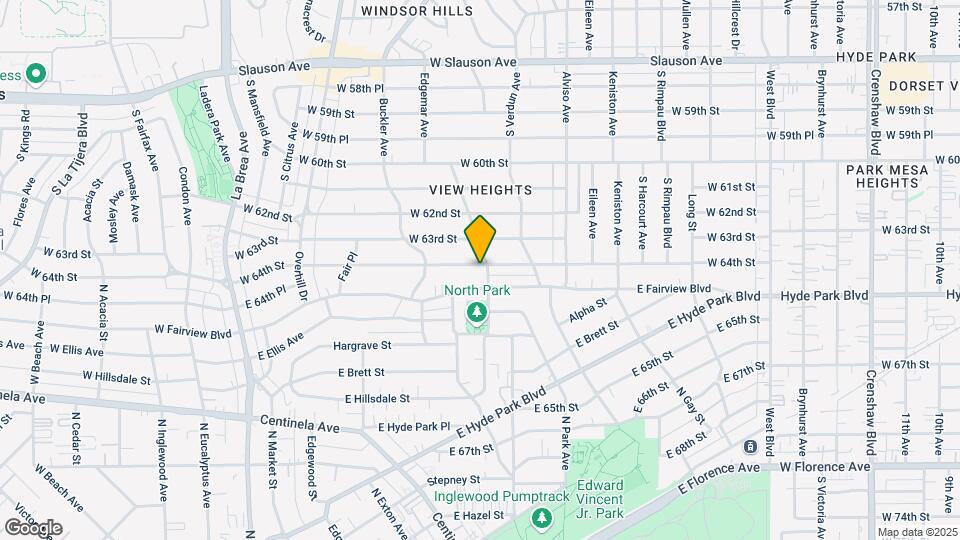 4204 W 64th St, Unit 4204 Map and Location Details