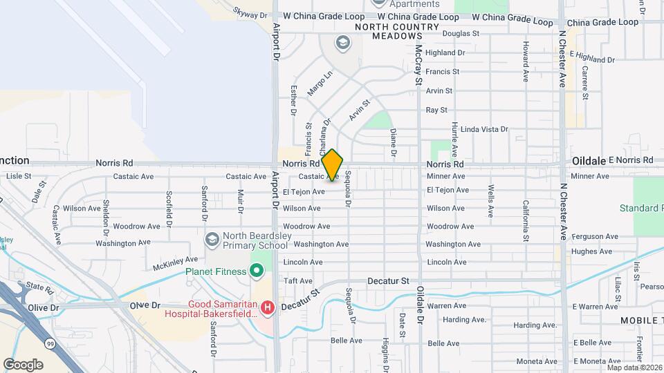 708 El Tejon Ave Map and Location Details