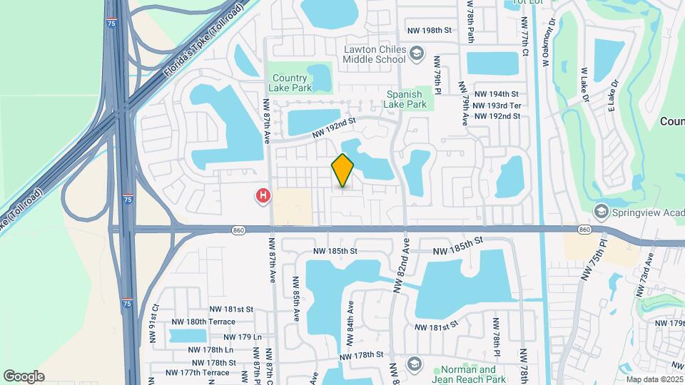 18754 NW 84th Ave Map and Location Details