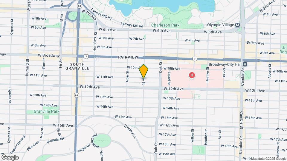 2725 Spruce St Map and Location Details