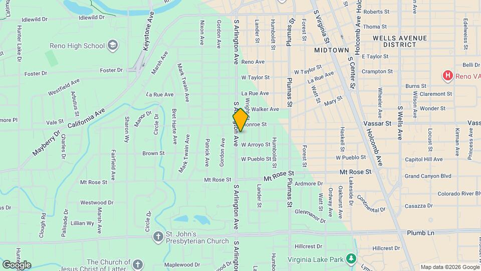 1230 S Arlington Ave Map and Location Details