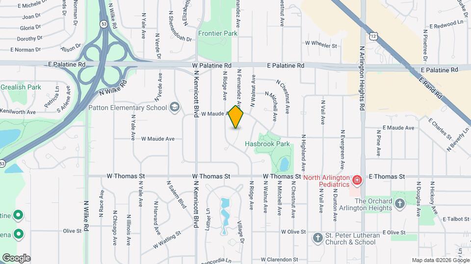 1520 N Fernandez Pl Map and Location Details