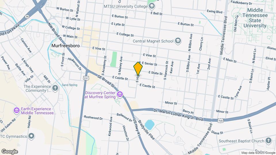 717-B S Highland Ave Map and Location Details