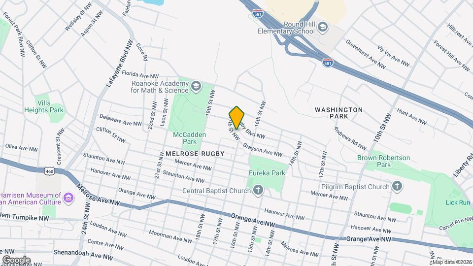 1713 Grayson Ave NW Map and Location Details