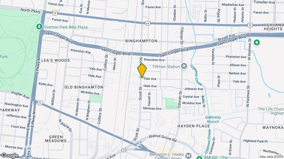 2829 Yale Ave Map and Location Details