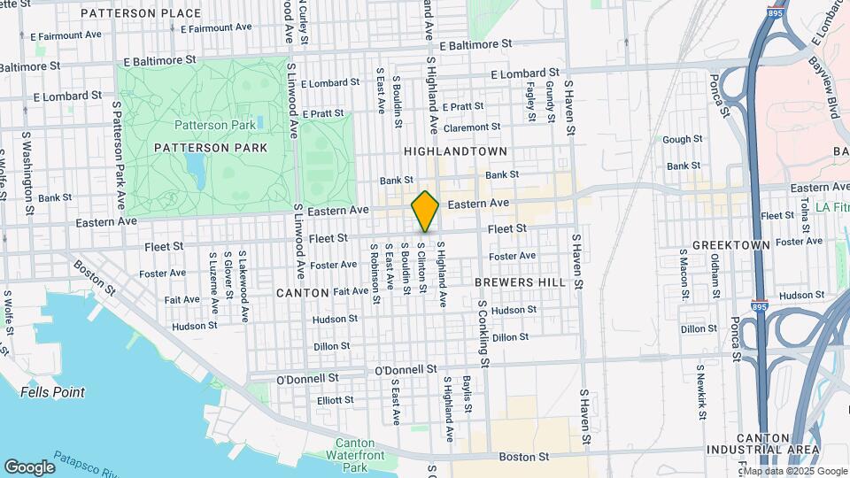 603 S Clinton St Map and Location Details