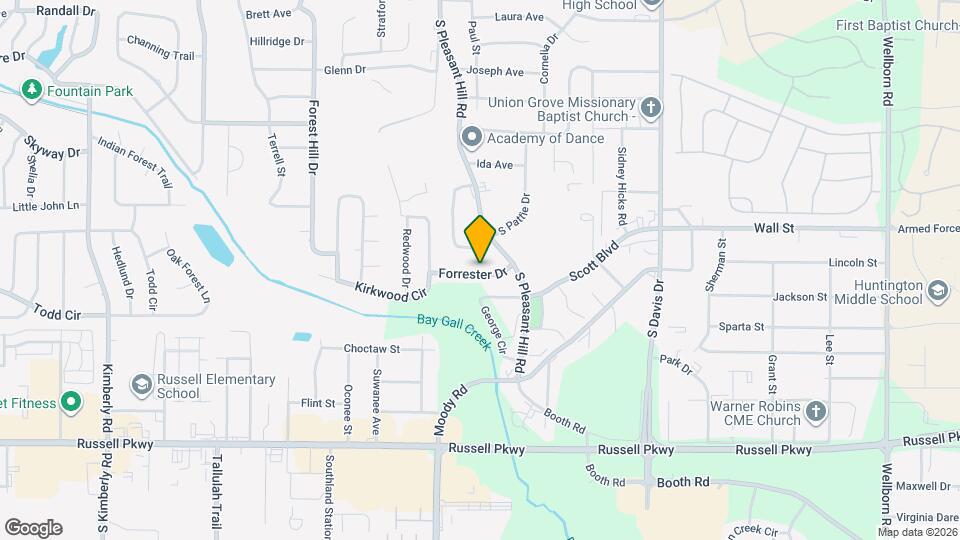 111 Forrester Dr Map and Location Details