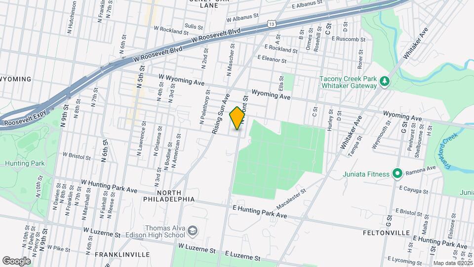 4500 N Front St Map and Location Details