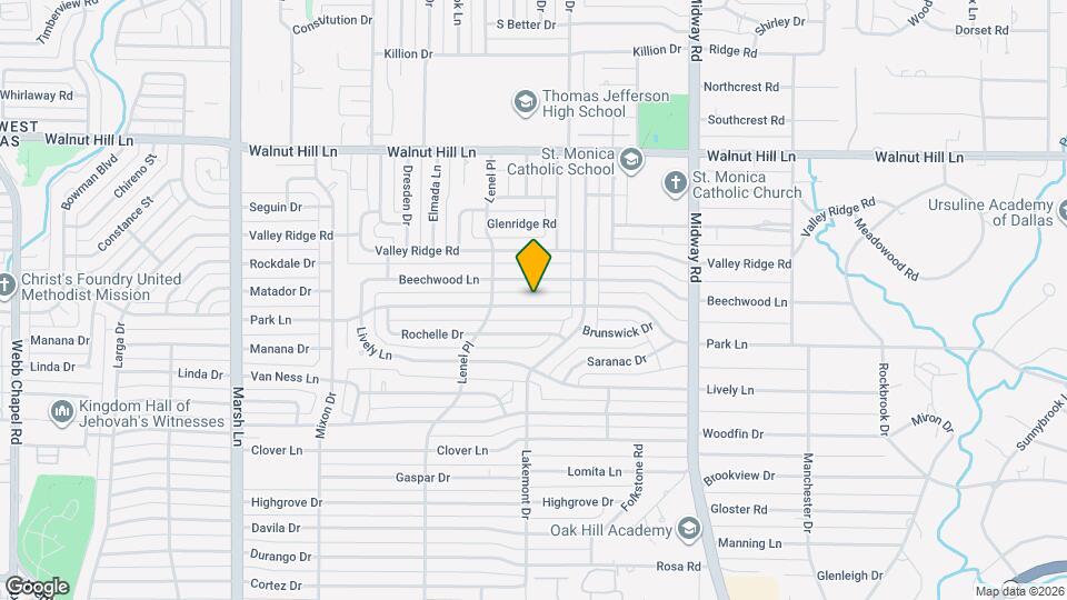 4037 Park Ln Map and Location Details