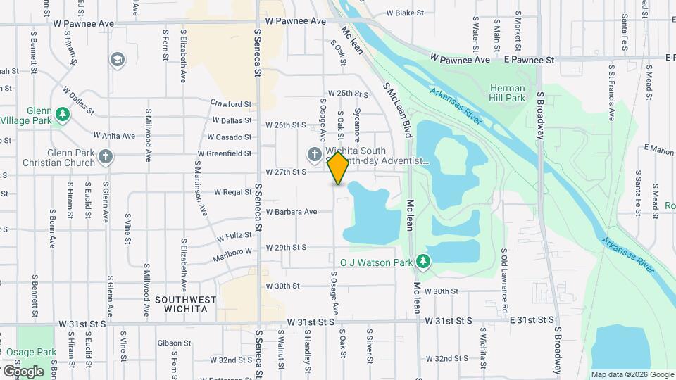 2818 S Osage Ave Map and Location Details