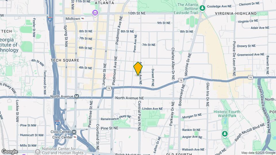 708 Argonne Ave NE Mapa y Detalles de la Ubicación