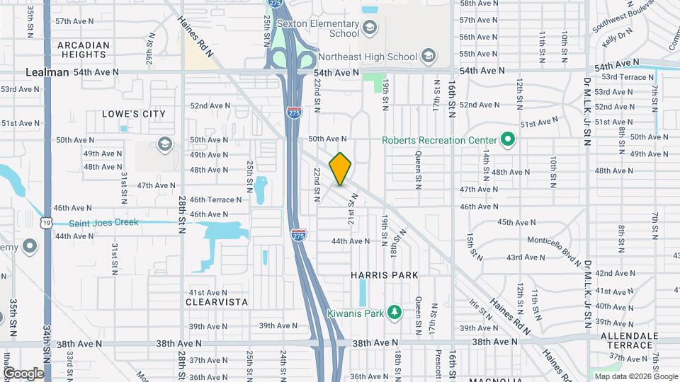 4645 Iris St N Mapa y Detalles de la Ubicación