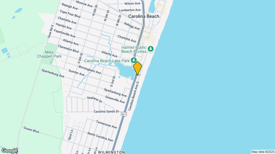 600 Carolina Beach Ave S Map and Location Details