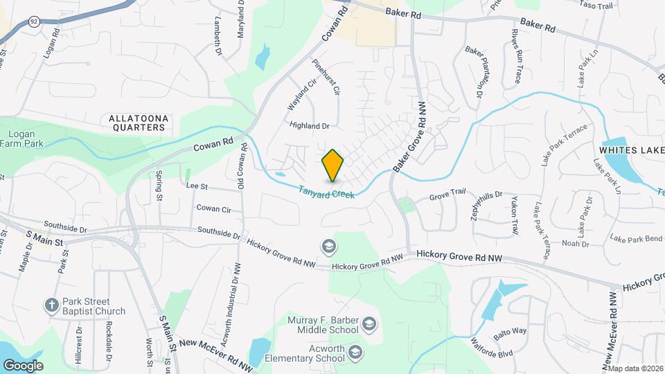 508 Windcroft Cir NW Map and Location Details