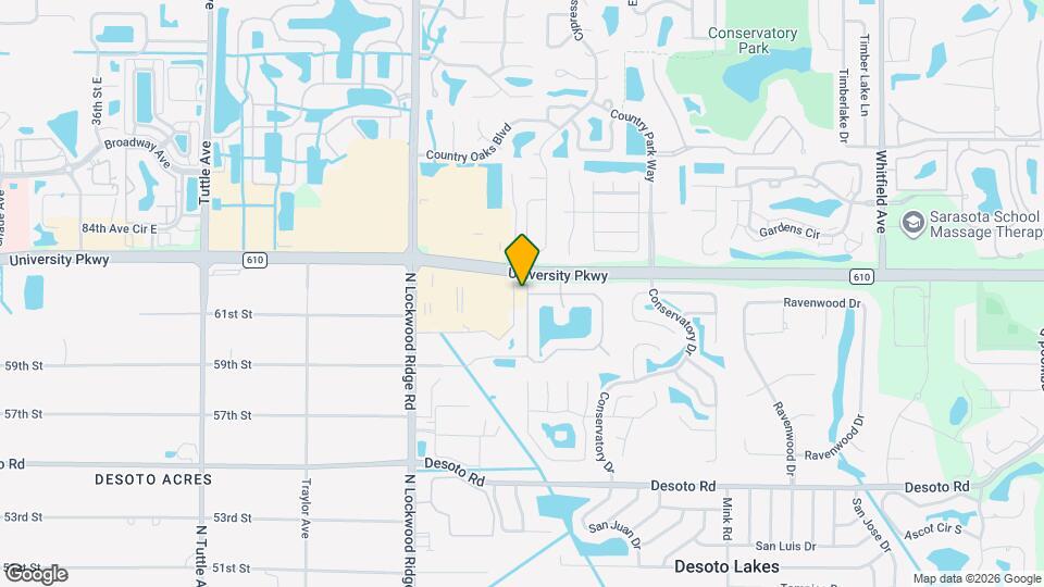 3827 Parkridge Cir Map and Location Details