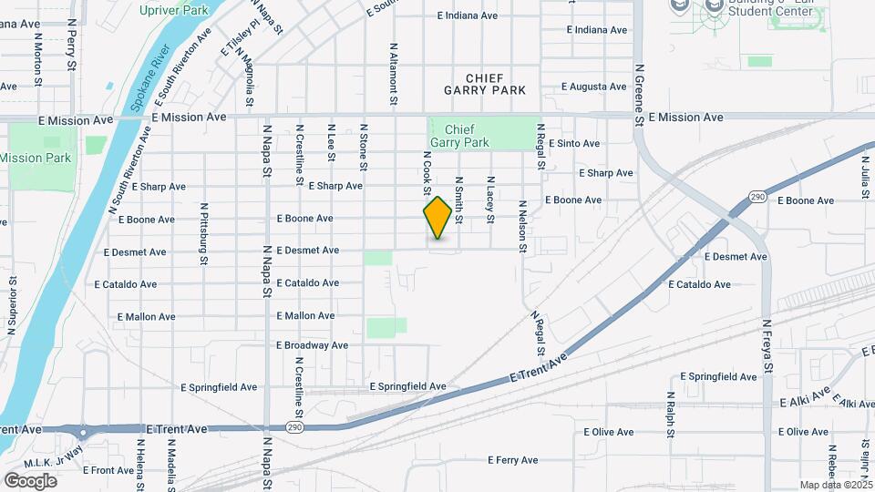 2509 E Desmet Ave Map and Location Details