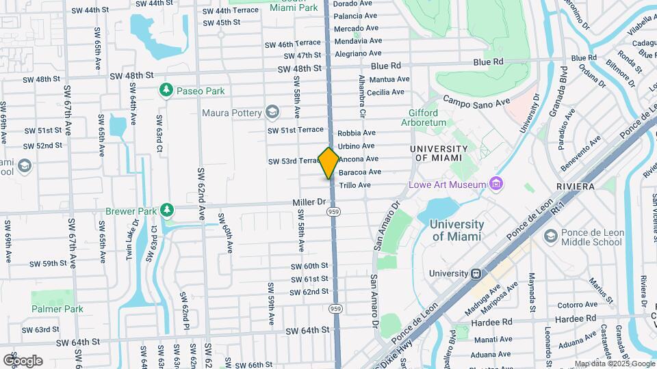 5490 SW 57th Ave Map and Location Details