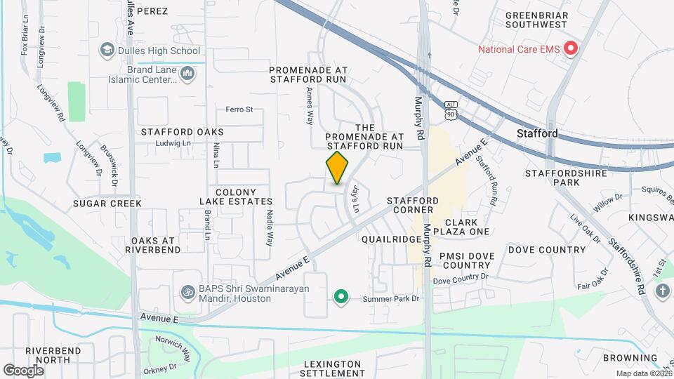 210 Leisure Dr Map and Location Details