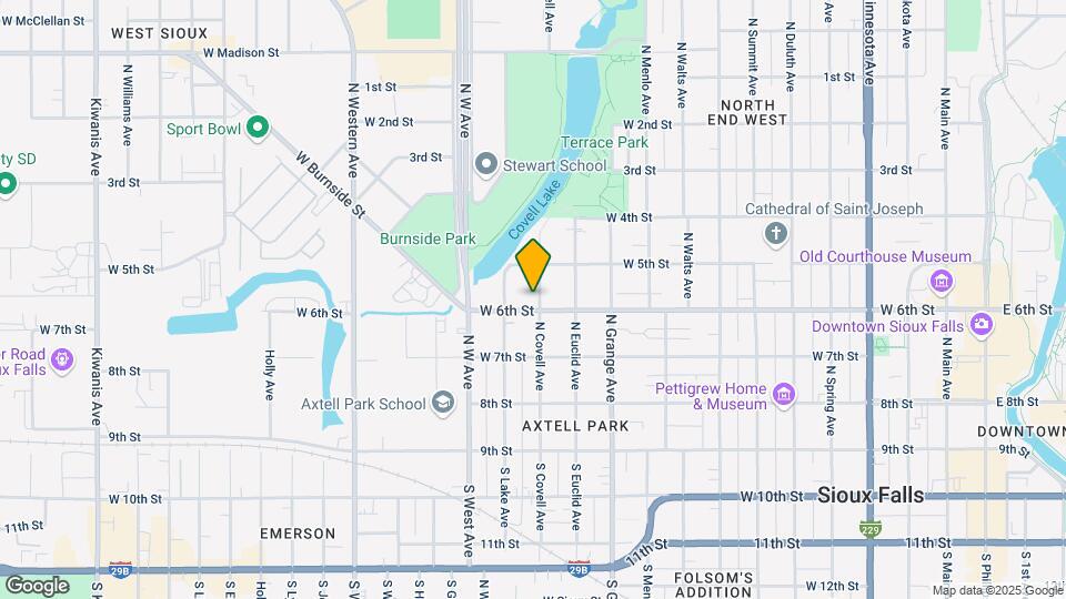 407 N Covell Ave Map and Location Details