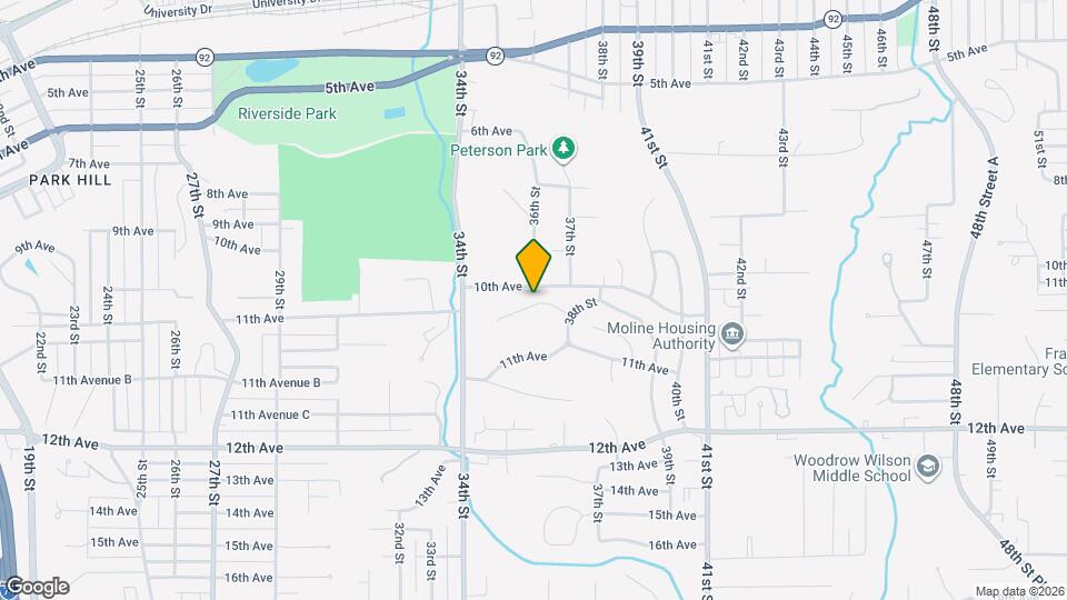 3721 10th Ave Ct Map and Location Details