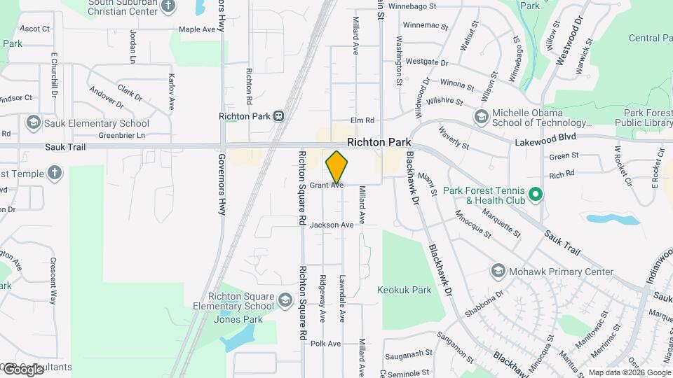 22404 Lawndale Ave Map and Location Details