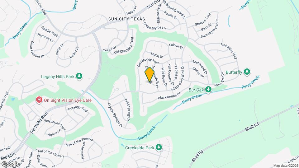 109 Sunflower St Map and Location Details