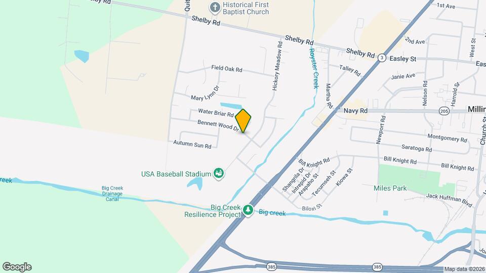4361 Bennett Wood Dr Map and Location Details
