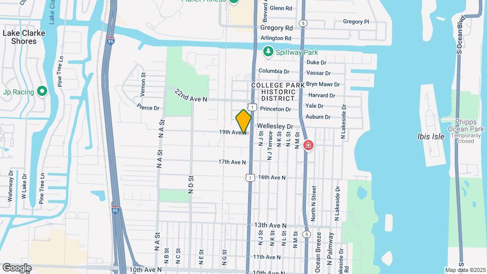 1115 19th Ave N Map and Location Details