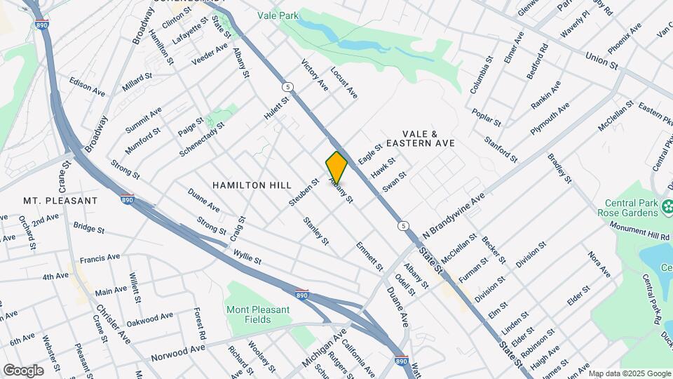 938 Albany St Mapa y Detalles de la Ubicación