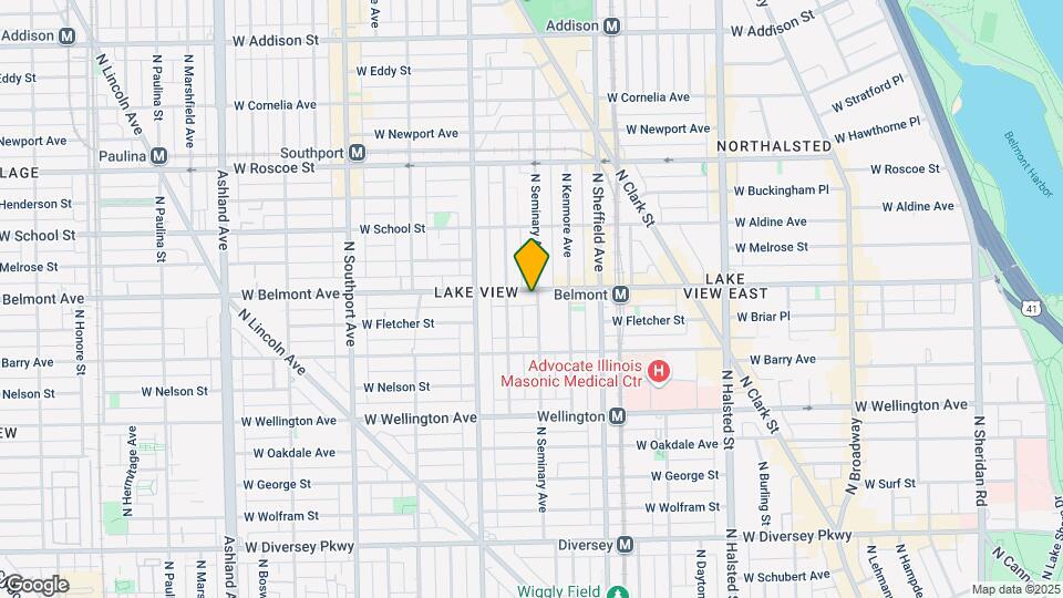 3158 N Seminary Ave Map and Location Details