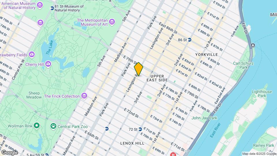 155 E 77th St Map and Location Details
