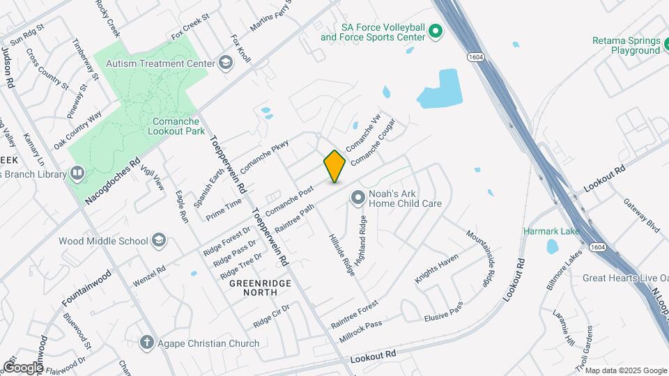 6831 Raintree Path Map and Location Details