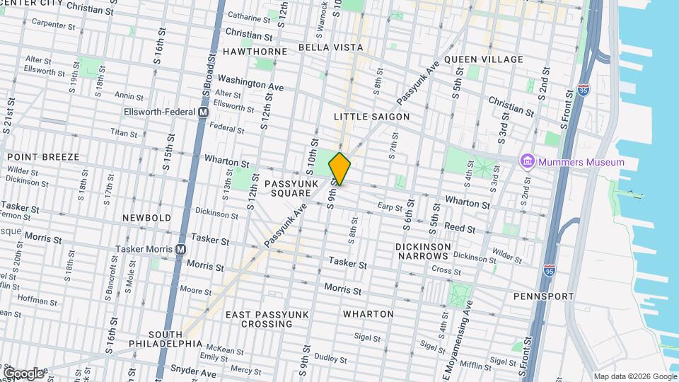 846 Sears St Map and Location Details